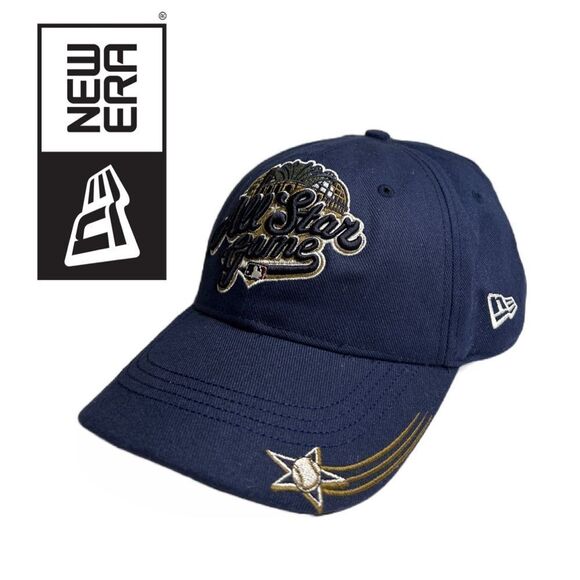 New Era Navy Blue All Star Game Milwaukee 2002 Adjustable Hat - Picture 2 of 3